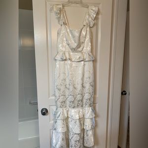 V. Chapman Violet Dress in Coconut Macaron, Size 4